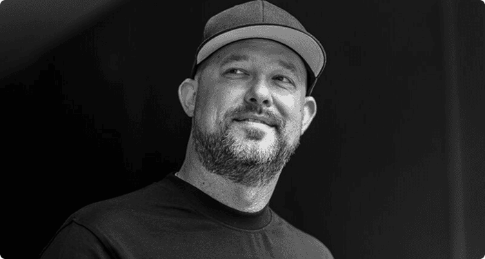 Black and White photo of Rodric Lenhart